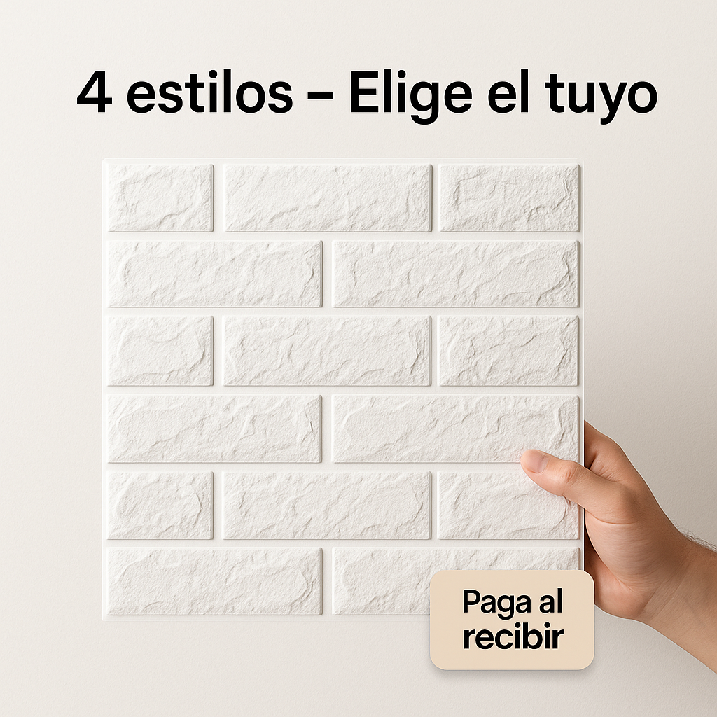 LadriWall Pro ™  - 3D (20 Piezas 38×35 cm c/u) 2025