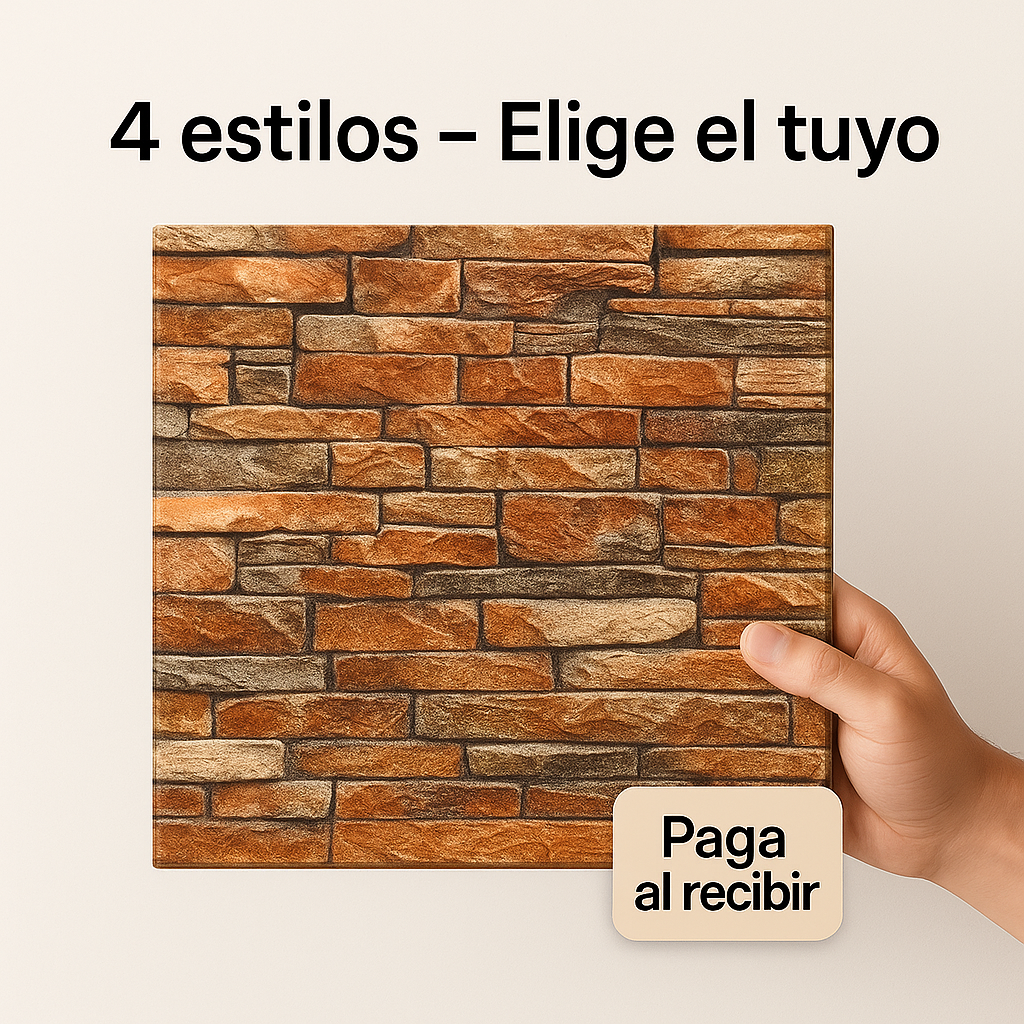 LadriWall Pro ™  - 3D (20 Piezas 38×35 cm c/u) 2025