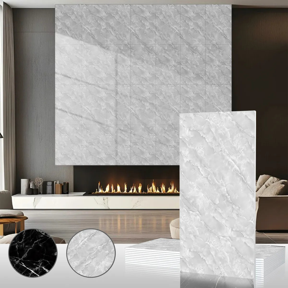 LuxoraWall™ Pro  (10 Piezas - 3d 30x60cm c/u)