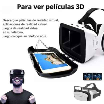 Lentes Vision VR 3D Pro